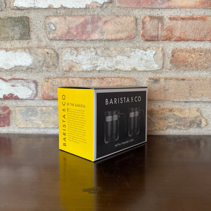 Barista &amp; Co - Coffee glass with metal frame (2 pcs.)