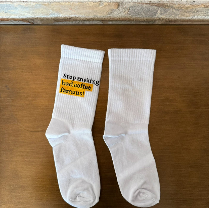 Socks – Stop Making Bad Coffee Famous (Kabak x Coffeedesk)
