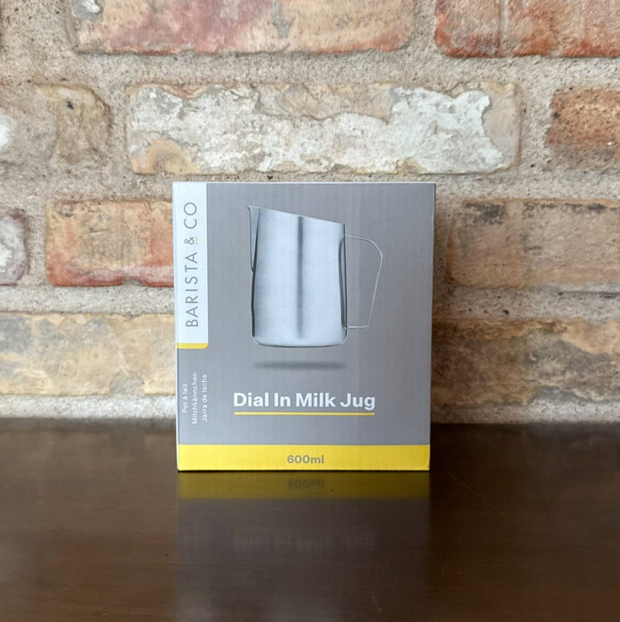 Barista &amp; Co – Dial In Milk Jug Steel – 600 ml