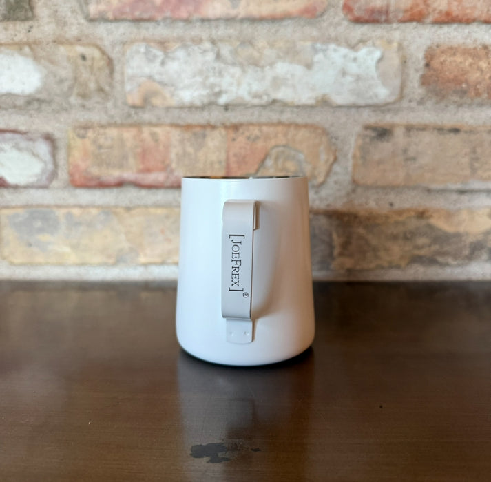 Joe Frex Barista Milk Jug – White – 350 ml – Stainless Steel