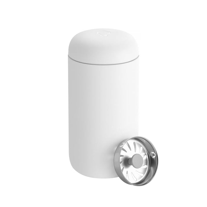 Fellow Carter Move Mug – Thermos Mug 355 ml – White &amp; Grey (360° Sip Lid)