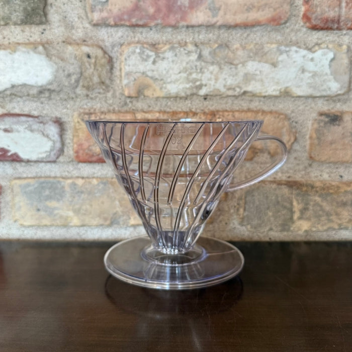 Hario V60-03 Dripper – Clear Plastic (VDR-03-T)