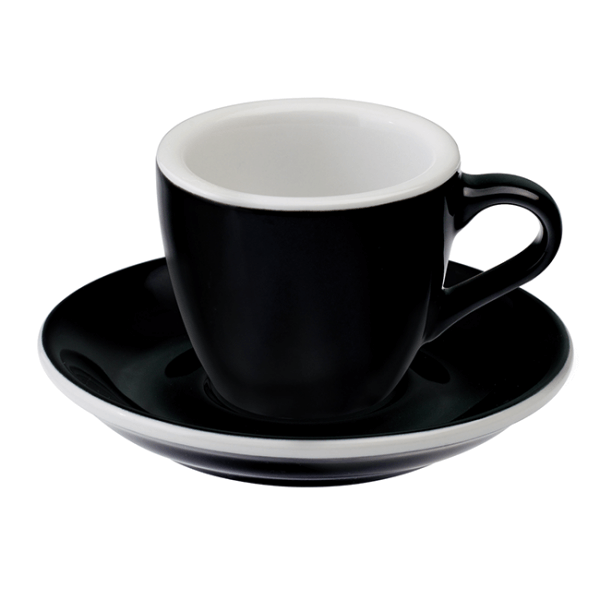 Loveramics Egg – Espresso cup with saucer 80 ml (multiple colors)