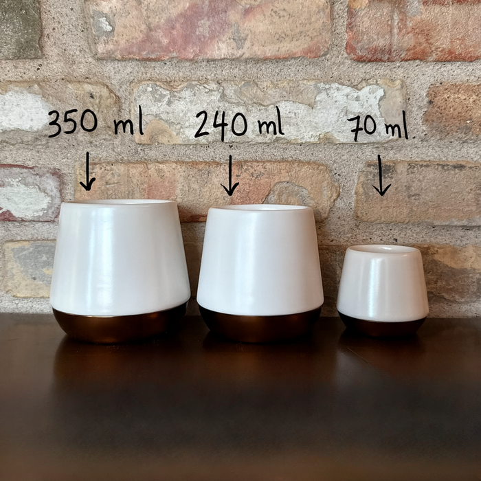 Fellow Joey Mug Copper – Coffee Mug 240 ml (white/black)