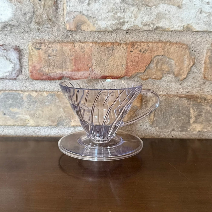 Hario V60-01 Dripper – Clear or White Plastic (VDR-01-W)