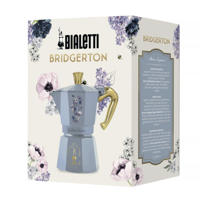 Bialetti Moka Express Bridgerton Edition – 6 cup moka pot