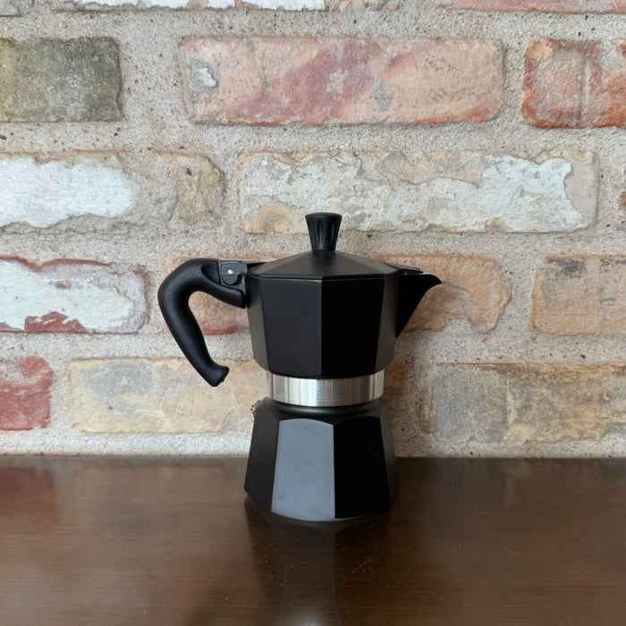 Bialetti Moka Express - Matte Black 3 Cups - Moka Lovers Collection