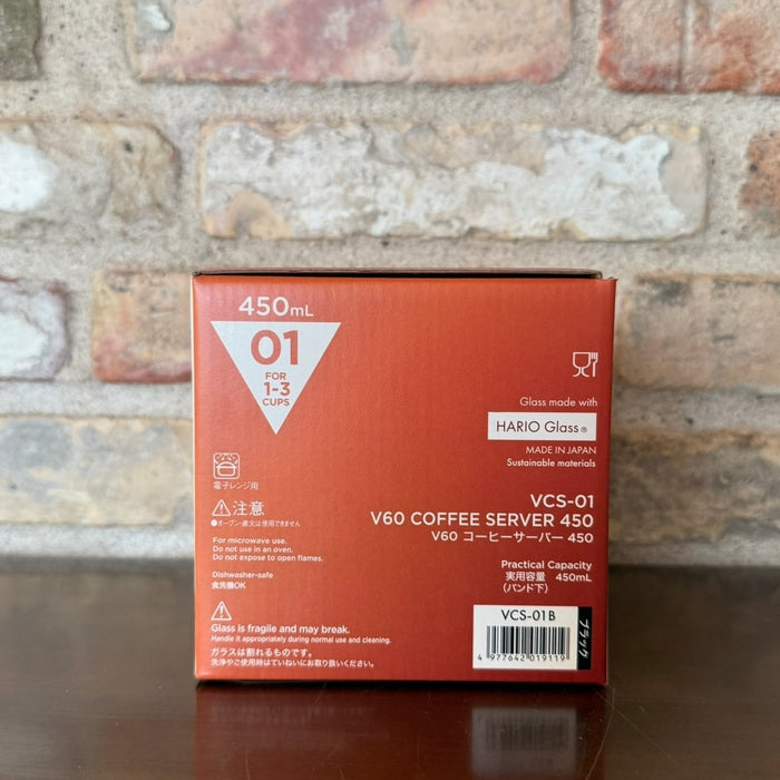 Hario Coffee Server V60-01 – 450 ml (VCS-01B)