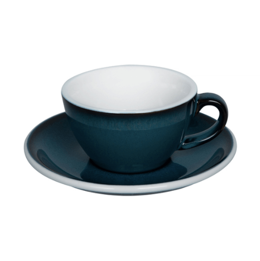 Loveramics Egg – Flat White Cup with saucer 150 ml (multiple colors)