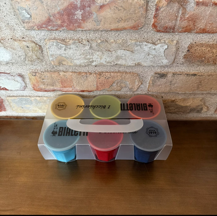 Bialetti Multicolour – Ceramic Espresso cups 90 ml (6 pcs)