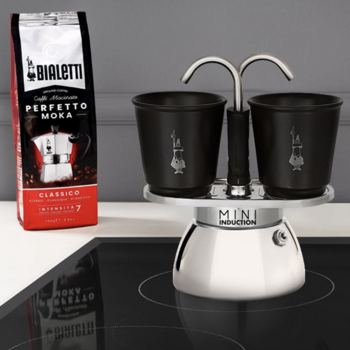 Bialetti Mini Express - 2 Cup Moka Pot (Induction)