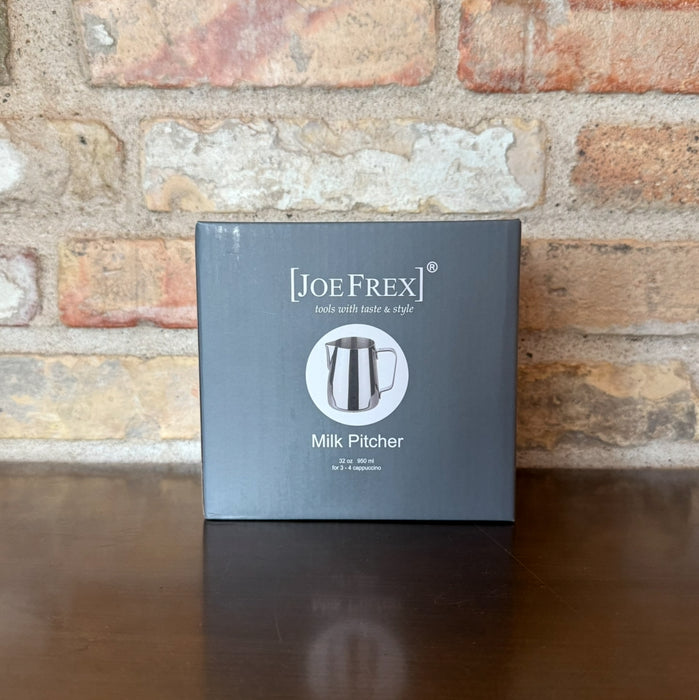 Joe Frex Milk Jug – Stainless Steel – available in 350 ml, 590 ml and 950 ml