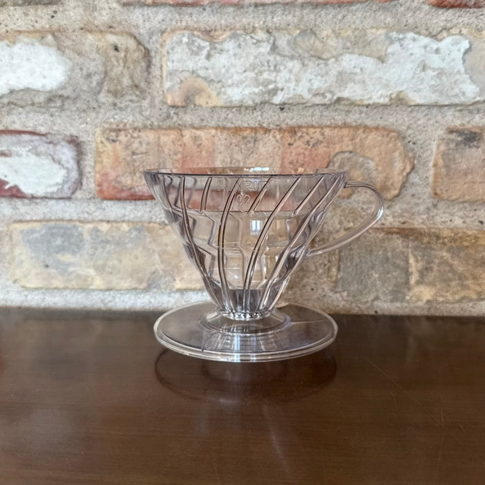 Hario V60-02 Dripper – Clear or White Plastic
