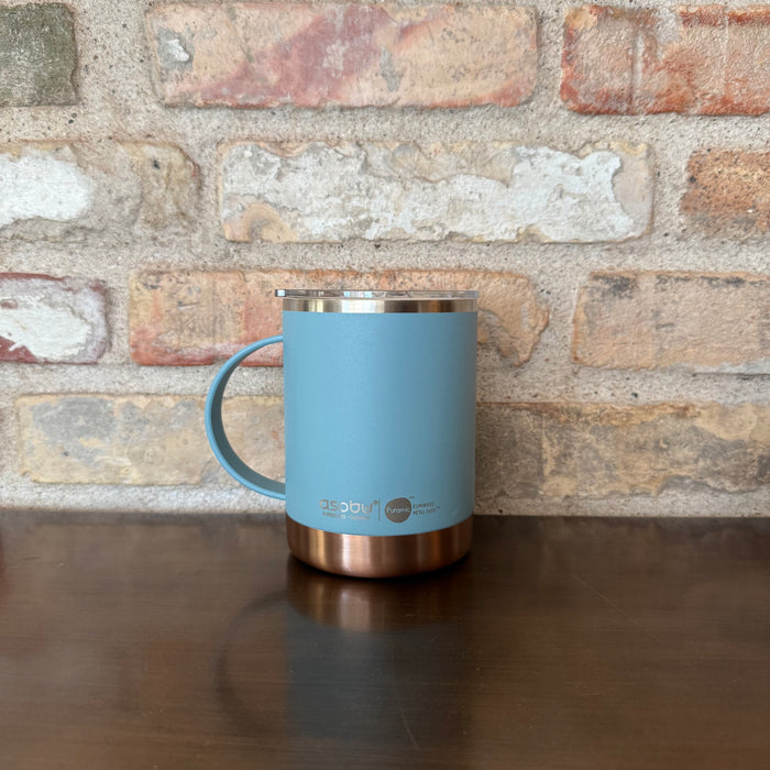 Asobu – Ultimate Coffee Mug – 360 ml (Blue &amp; White)