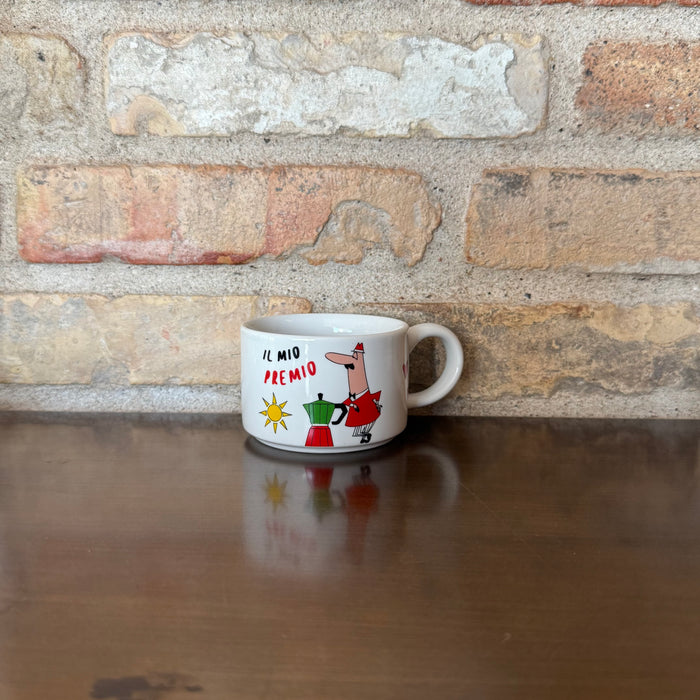 Bialetti Italia - Set of 4 Cappuccino cups and holder