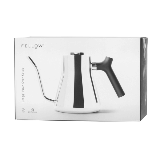 Fellow Stagg Kettle – Poleret Stål – Pour-Over Kedel med Termometer – 1L