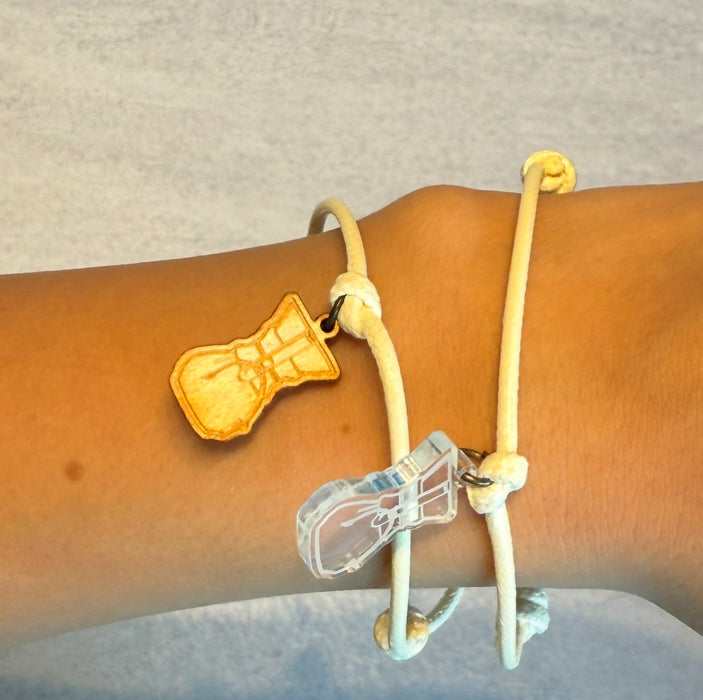 Bracelet - Chemex The Wood Story - With pendant - Plastic / wood