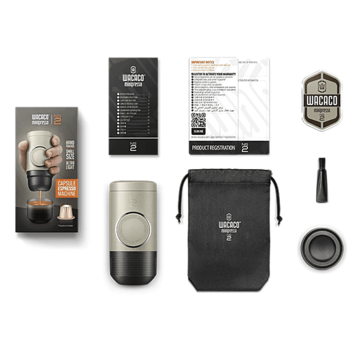 Wacaco Minipresso NS2 Pod – Handheld Espresso Machine for Capsules