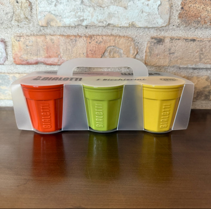 Bialetti Multicolour – Ceramic Espresso cups 90 ml (6 pcs)