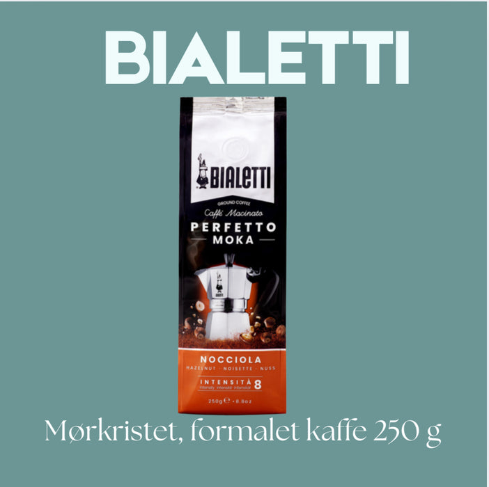 Bialetti Perfetto Moka Hazelnut (Nocciola) – Ground coffee – 250 g