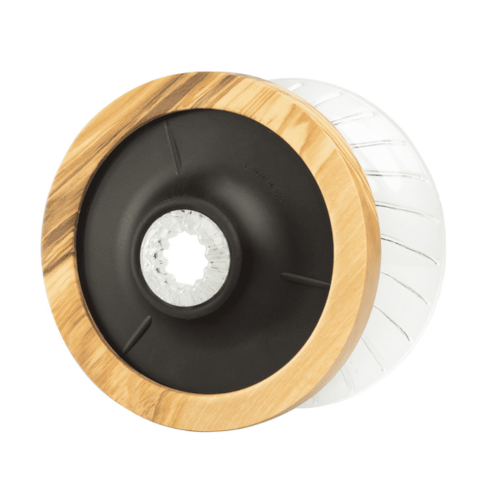 Hario V60-02 Glass Dripper – Olive Wood