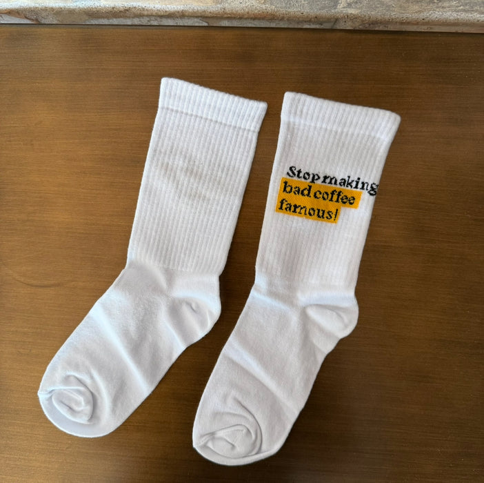 Socks – Stop Making Bad Coffee Famous (Kabak x Coffeedesk)