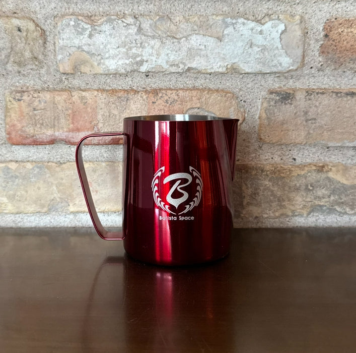Barista Space Milk Jug – Metallic Red – 350 ml / 600 ml