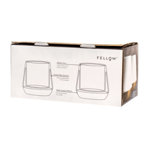 Fellow Joey Junior Mug – Set of 2 (70 ml, black/white)
