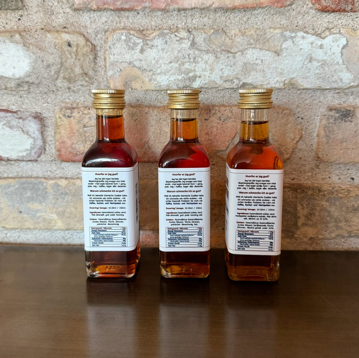 Mount Caramel Syrup – Gift pack 3 x 100 ml