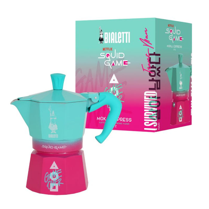 Bialetti Moka Express – 3 Cups Squid Game Edition