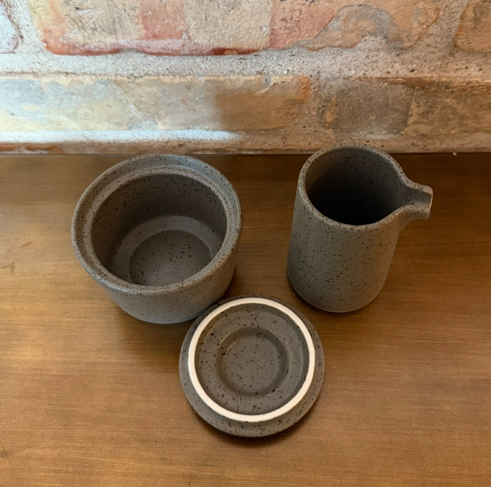 Loveramics Stone – Sugar and Creamer Set 125 ml (Granite)