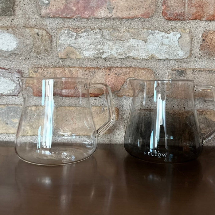 Fellow Mighty Small Glass Carafe – 500 ml Server (Smoke / Clear)
