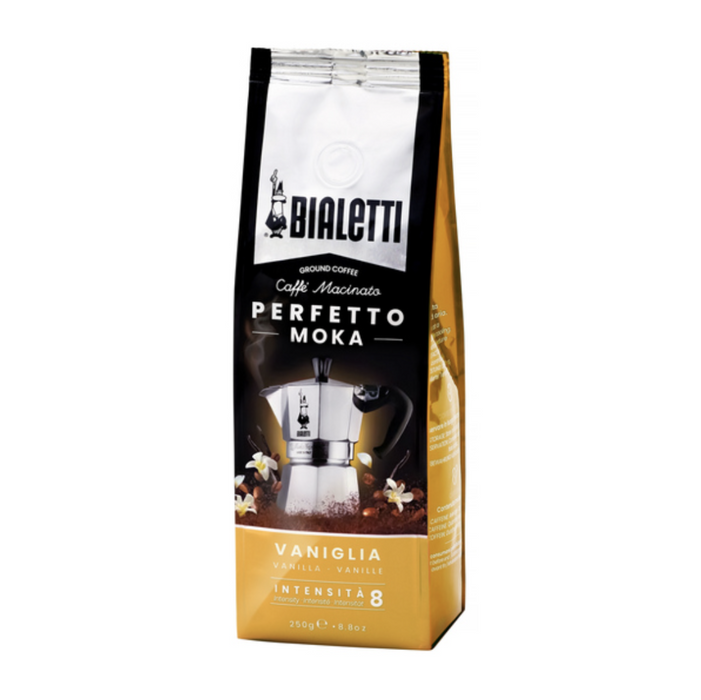 Bialetti Perfetto Moka Vanilla – Ground coffee – 250 g