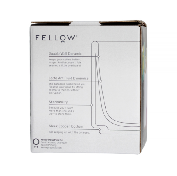 Fellow Monty Cortado cup white - 133ml