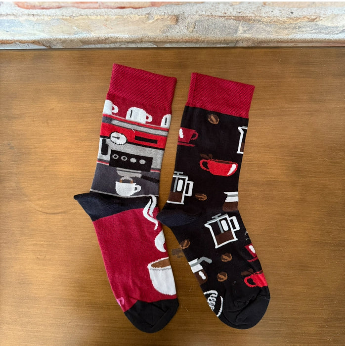 Many Mornings - Dark Espresso Barista Socks