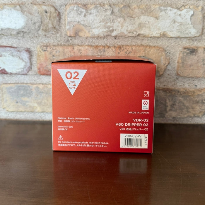 Hario V60-02 Dripper – Clear or White Plastic