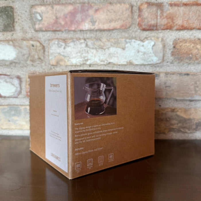 Loveramics Brewers – Zigzag Glass Jug 500 ml