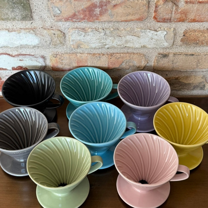 Hario V60-02 Ceramic Coffee Dripper – Multiple Colors