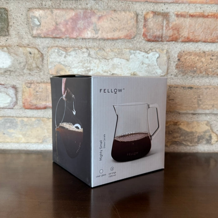 Fellow Mighty Small Glass Carafe – 500 ml Server (Smoke / Clear)