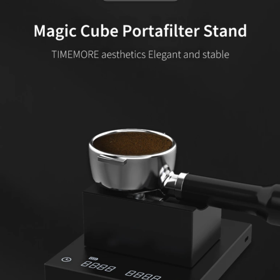 Timemore - Magic Cube Portafilter Stand – Sort - Tilbehør