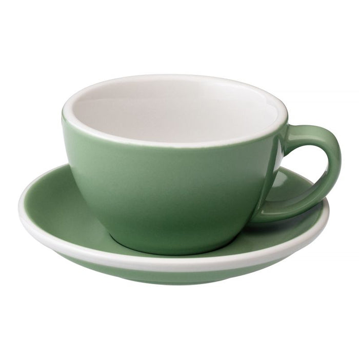 Loveramics Egg – Café Latte Cup with Saucer 300 ml (multiple colors)