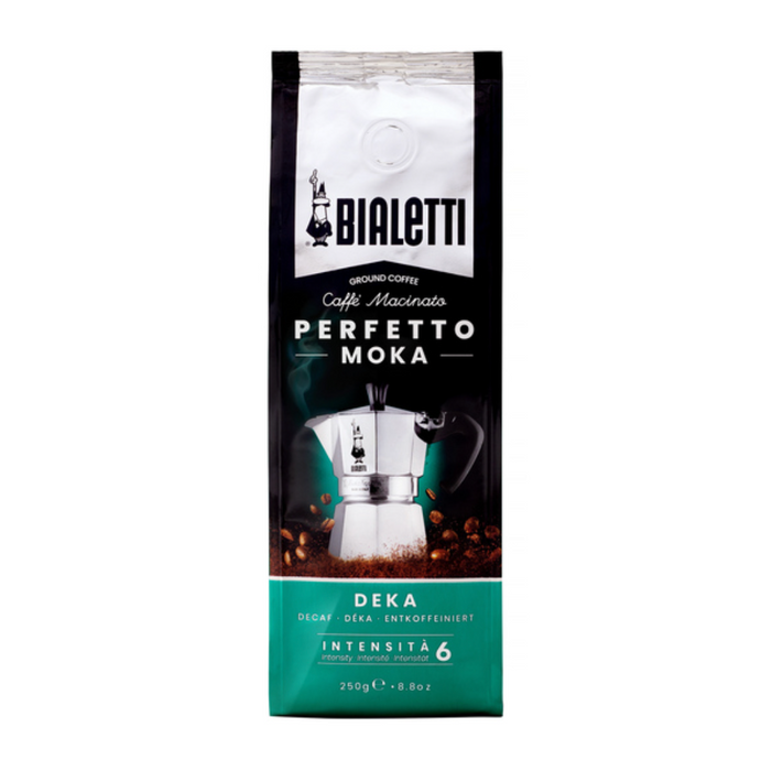 Bialetti Perfetto Moka Deka – Ground coffee – 250 g – Decaffeinated