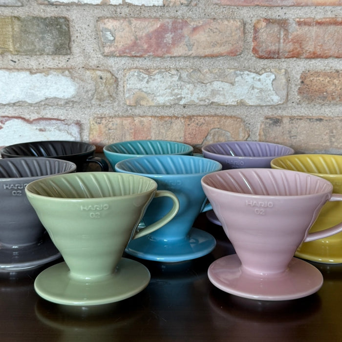 Hario V60-02 Ceramic Coffee Dripper – Multiple Colors