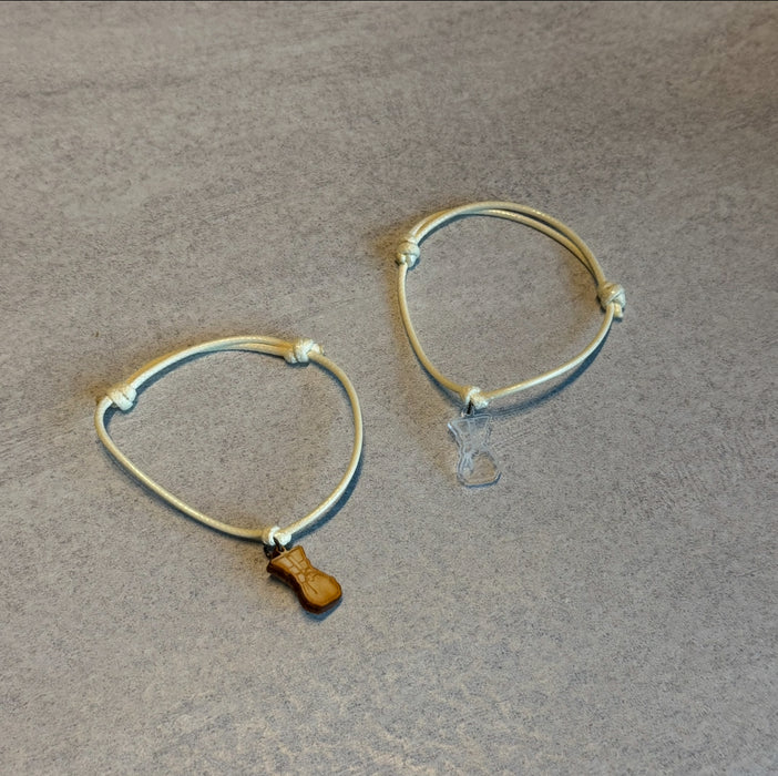 Bracelet - Chemex The Wood Story - With pendant - Plastic / wood