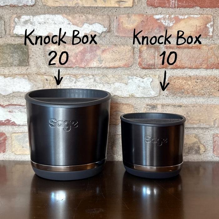 Sage the Knock Box™ 20 BST - Dark Grey Steel