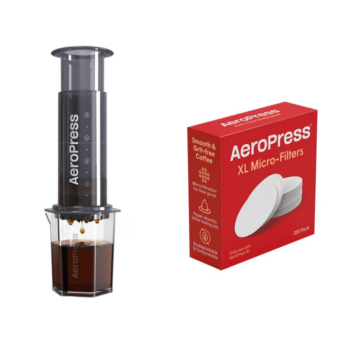 AeroPress XL Julebundle – AeroPress XL + XL Papirfiltre (200 stk)