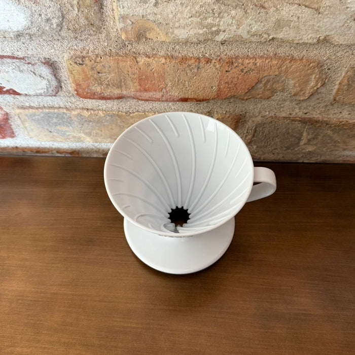 Hario V60-02 Dripper – Clear or White Plastic