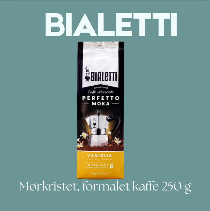 Bialetti Perfetto Moka Vanilla – Ground coffee – 250 g