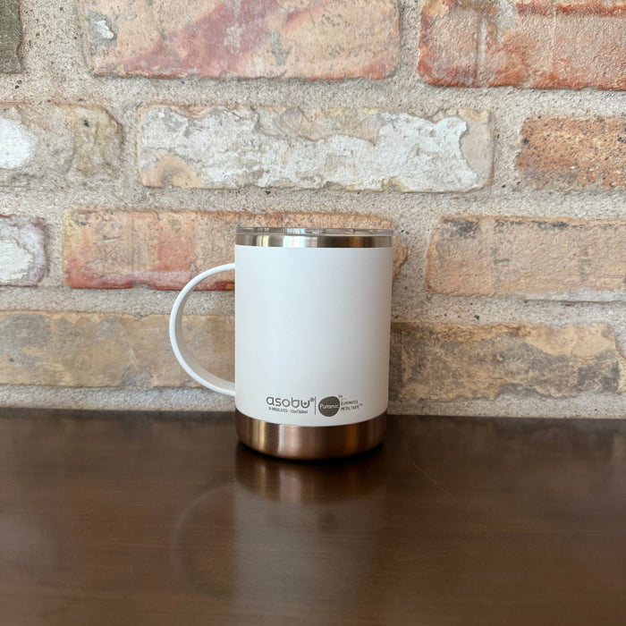 Asobu – Ultimate Coffee Mug – 360 ml (Blue &amp; White)