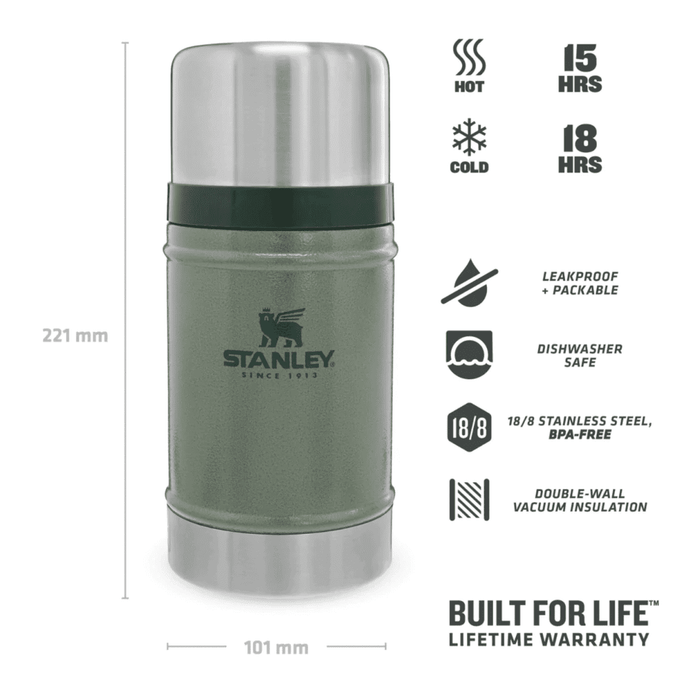 Stanley Classic Food Mug – 700 ml – Hammertone Green